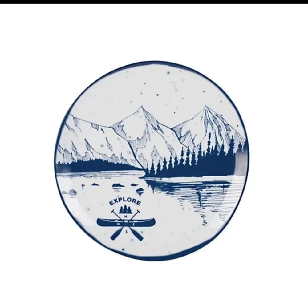 Fitz and Floyd® Lakeside Living  Accent Plates SET OF 2 BNWT RETIRED 1 SET LEFT!